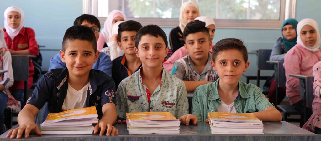 Los niños vuelven a la escuela en Siria